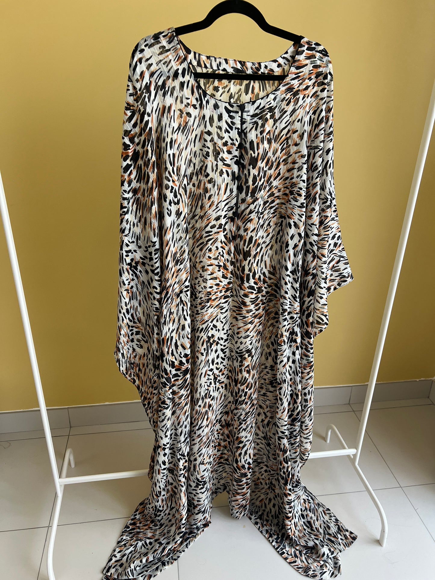 Leopard skin maxi