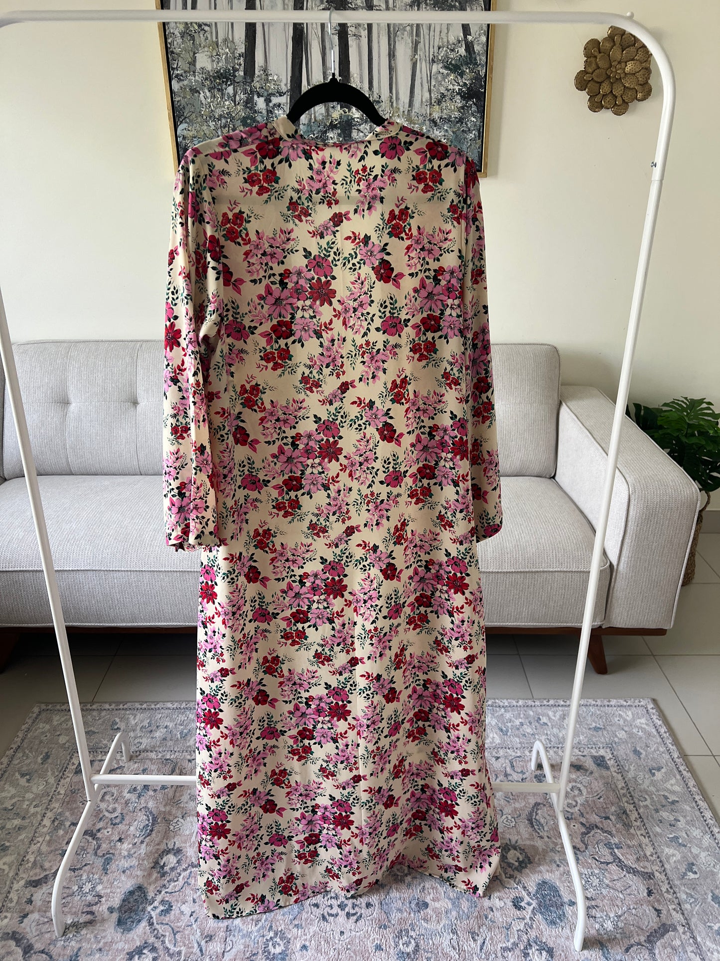 Flower power abaya