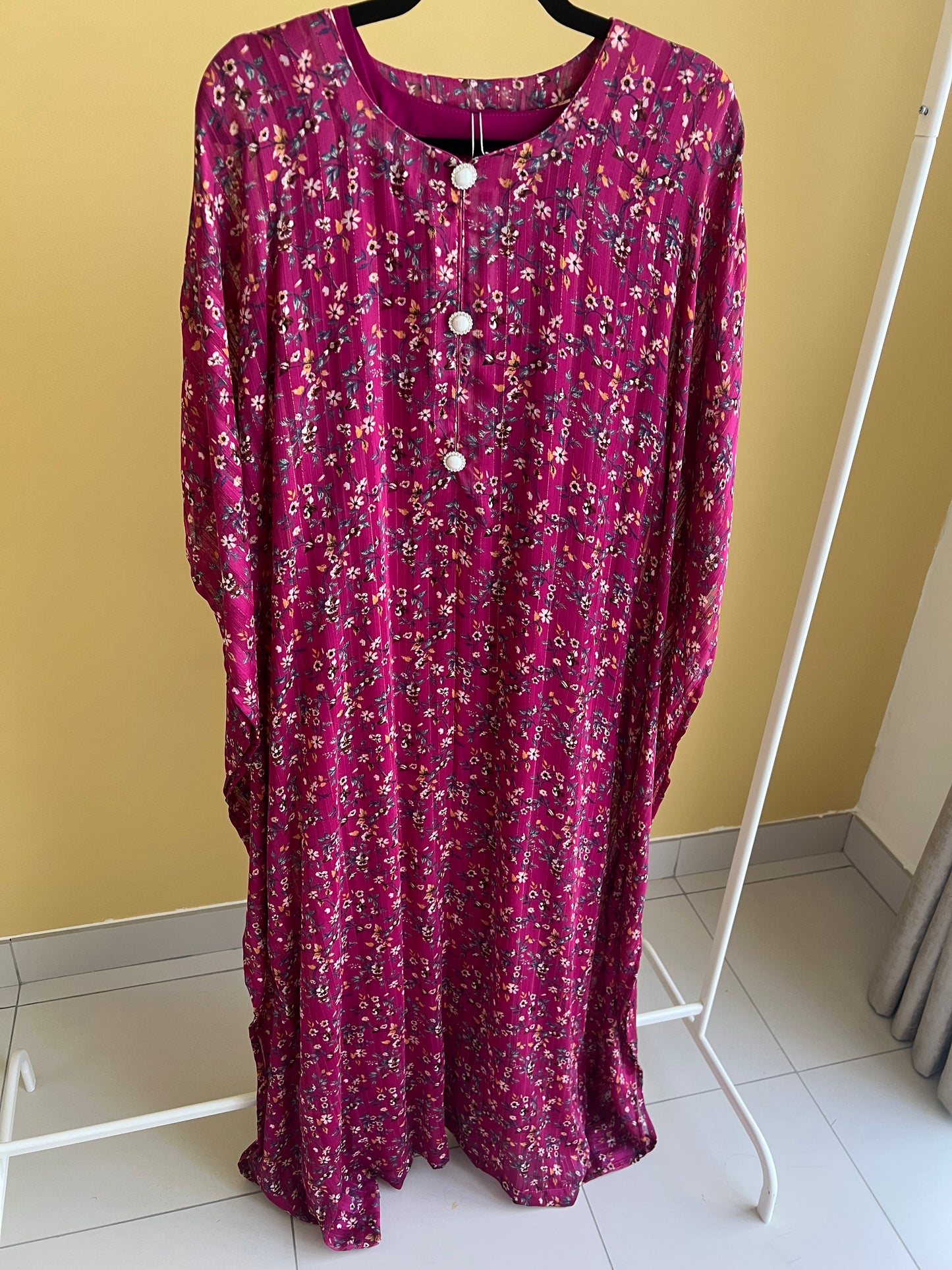 Magenta mirage maxi with lining