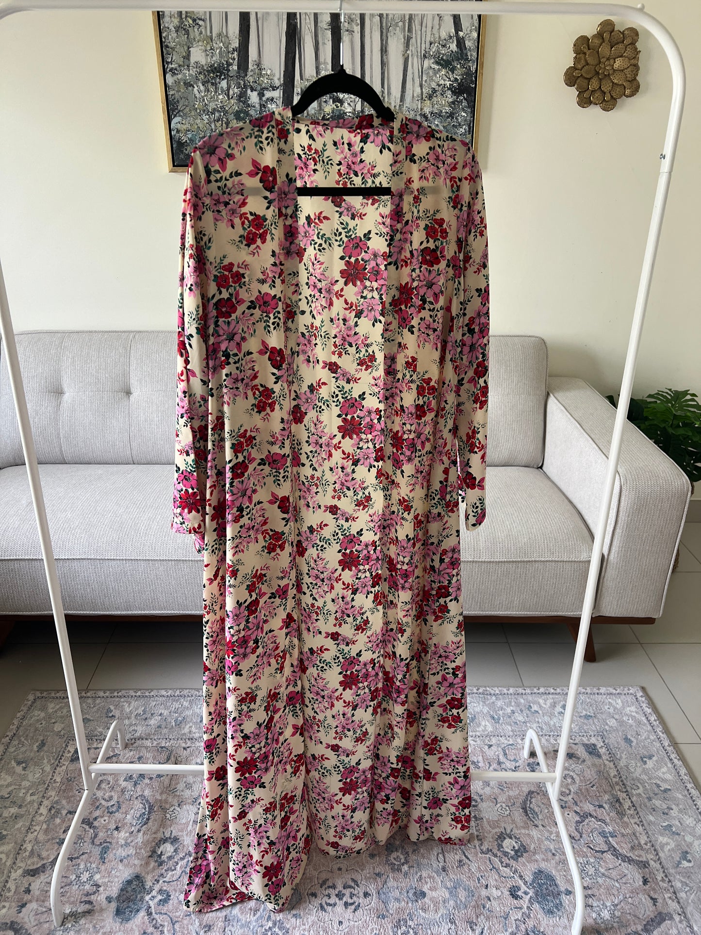 Flower power abaya
