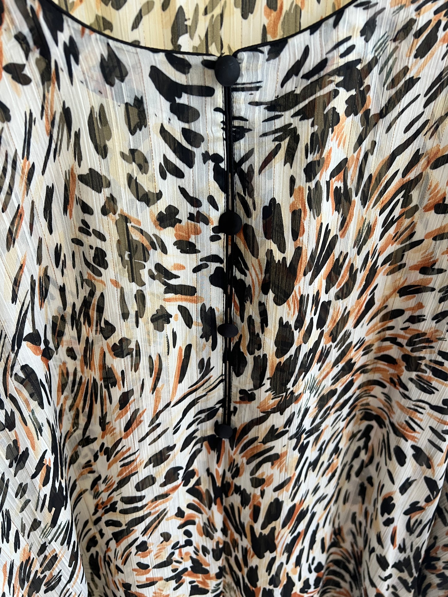 Leopard skin maxi