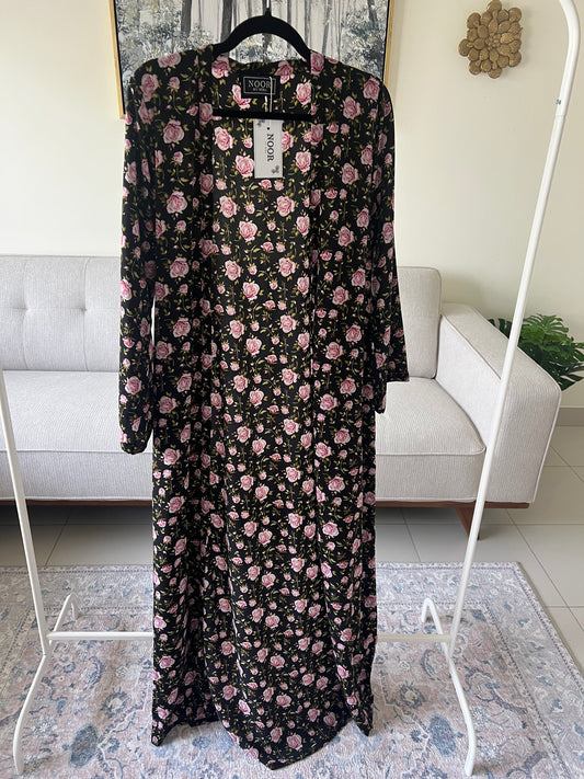 Rose Haze Abaya