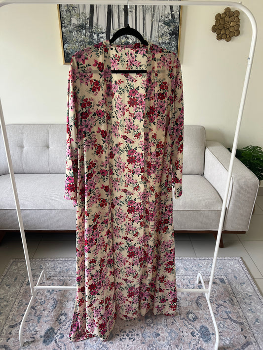Flower power abaya