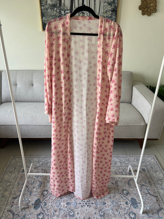 Pink Petal Abaya